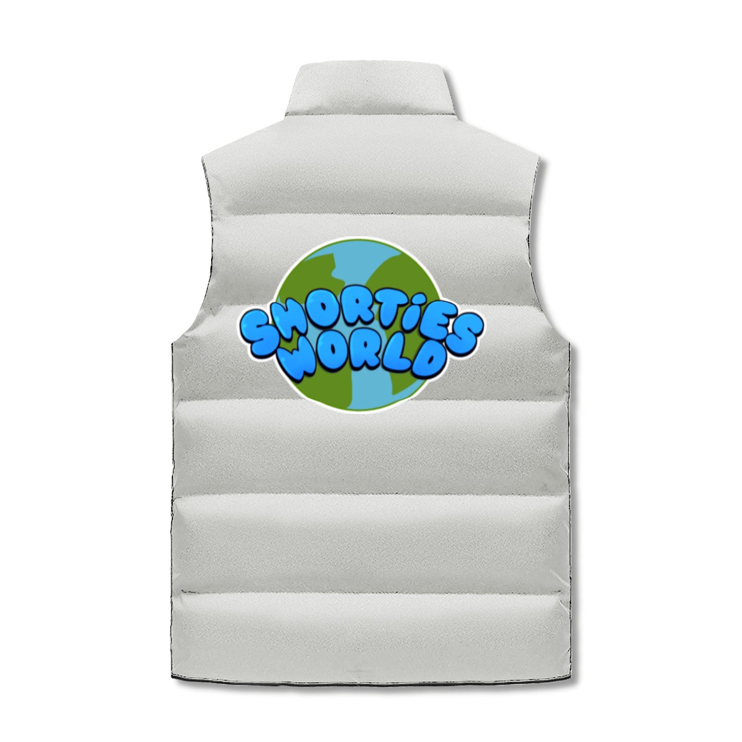 Mens Warm Stand Collar Zip Up Puffer Vest