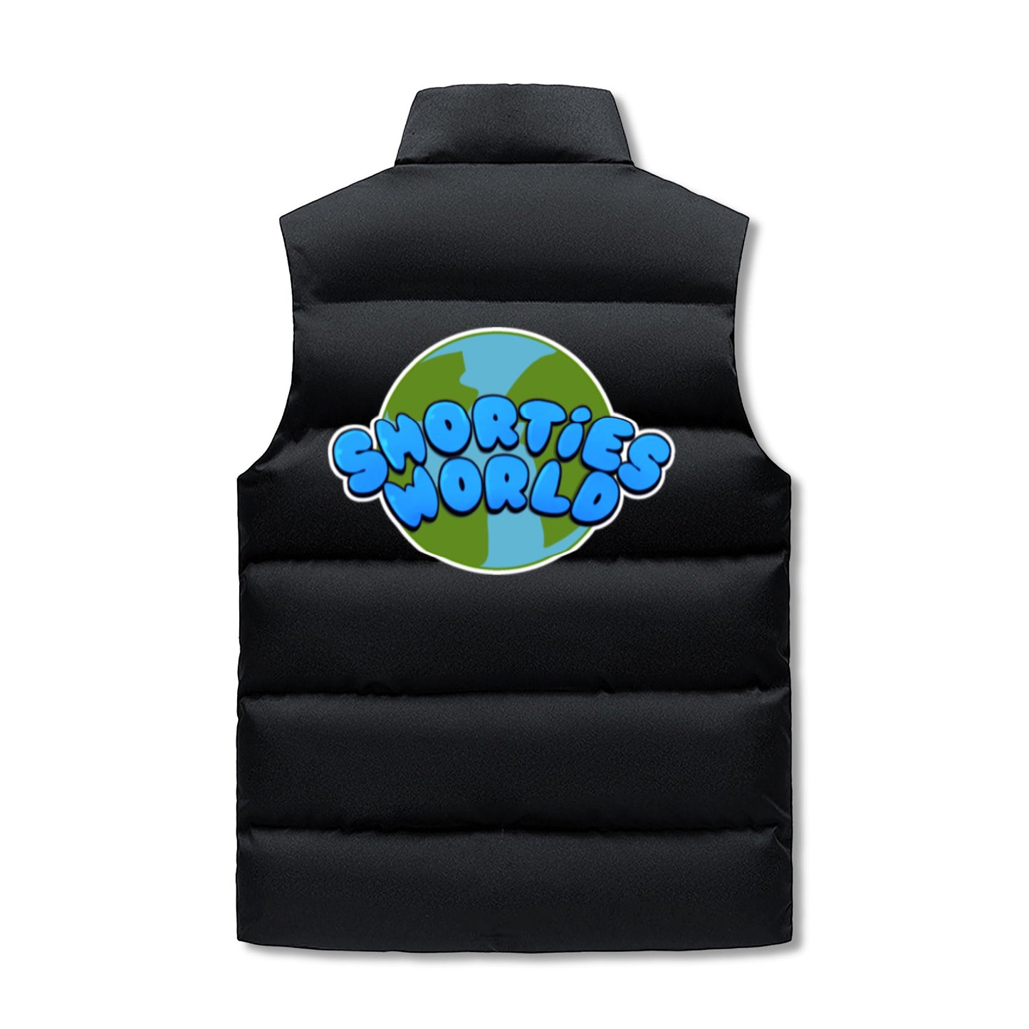 Mens Warm Stand Collar Zip Up Puffer Vest