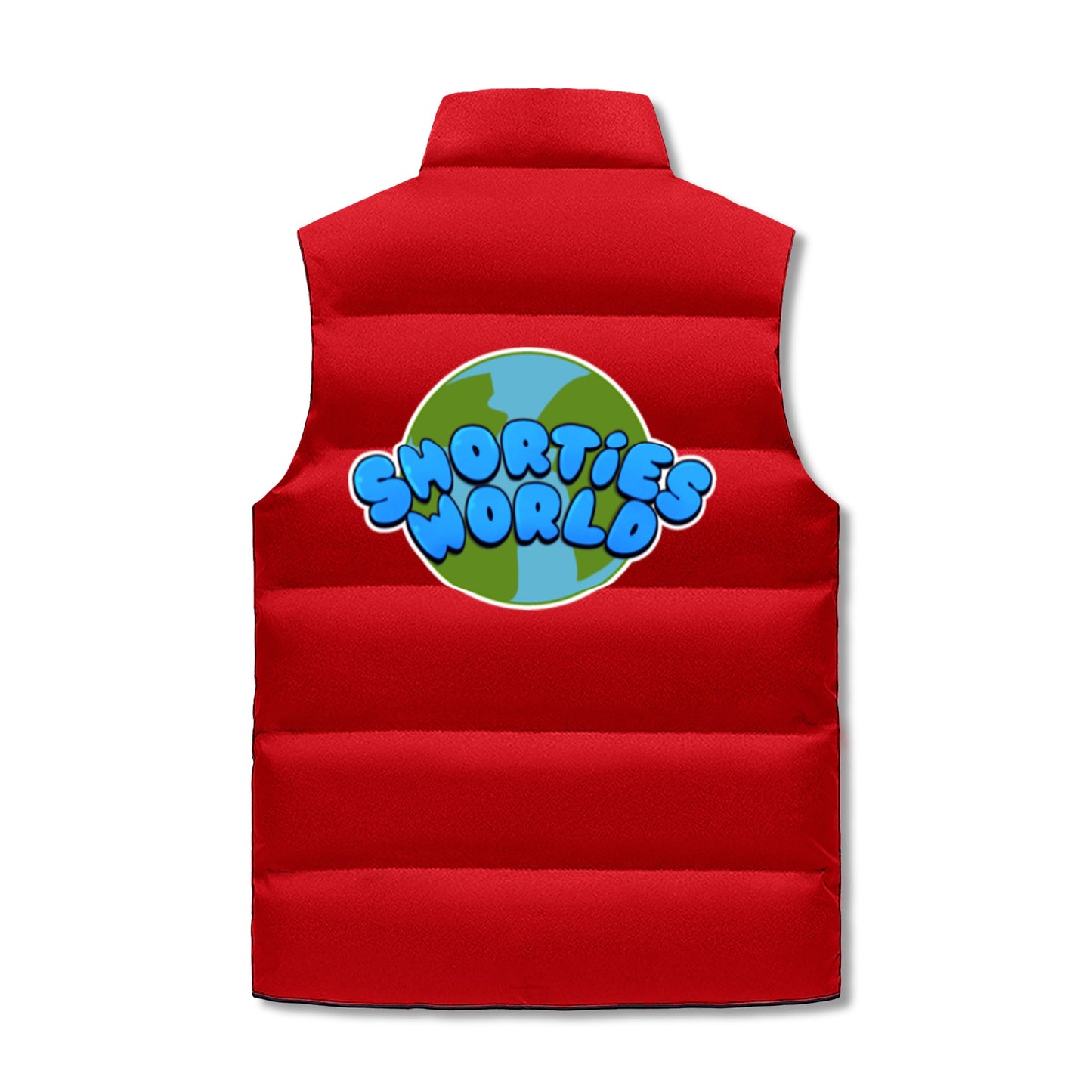 Mens Warm Stand Collar Zip Up Puffer Vest