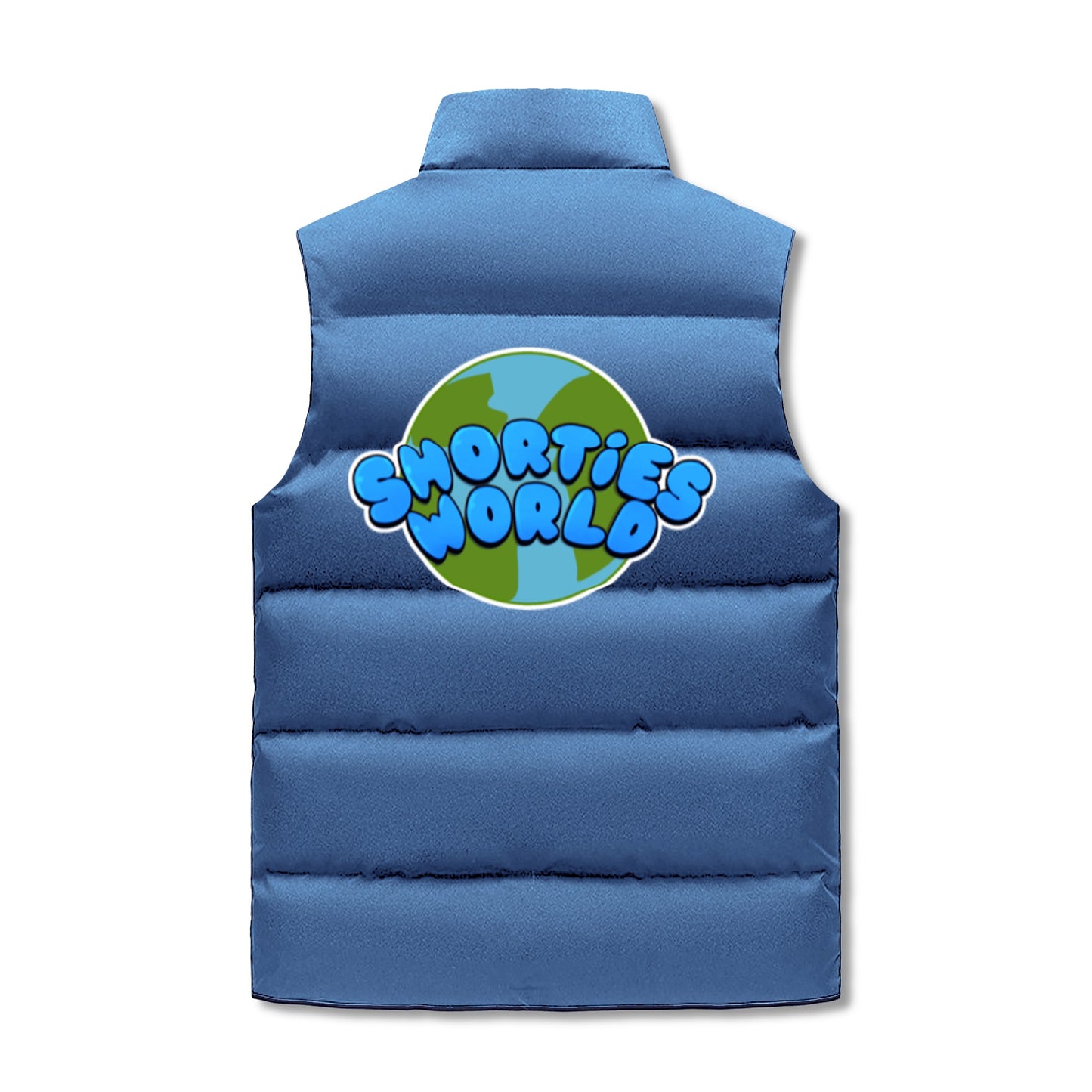 Mens Warm Stand Collar Zip Up Puffer Vest