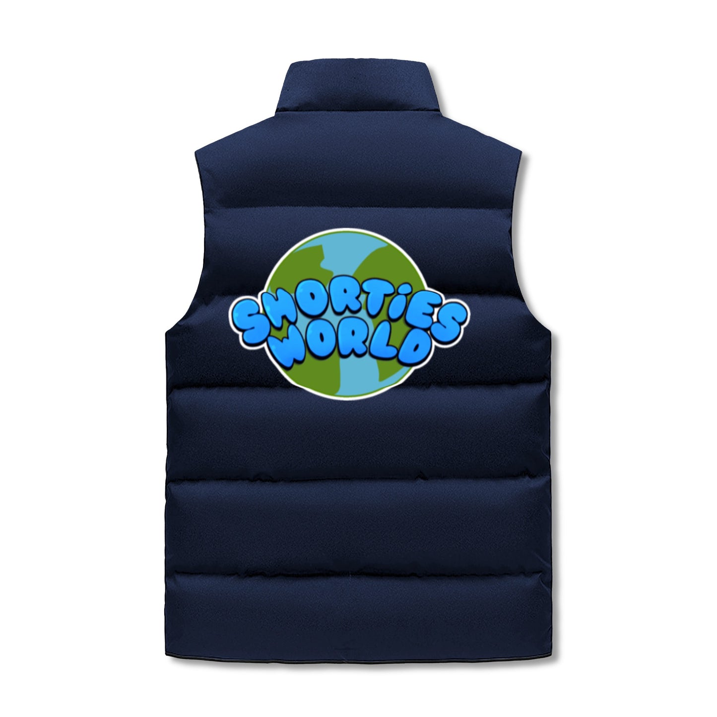 Mens Warm Stand Collar Zip Up Puffer Vest