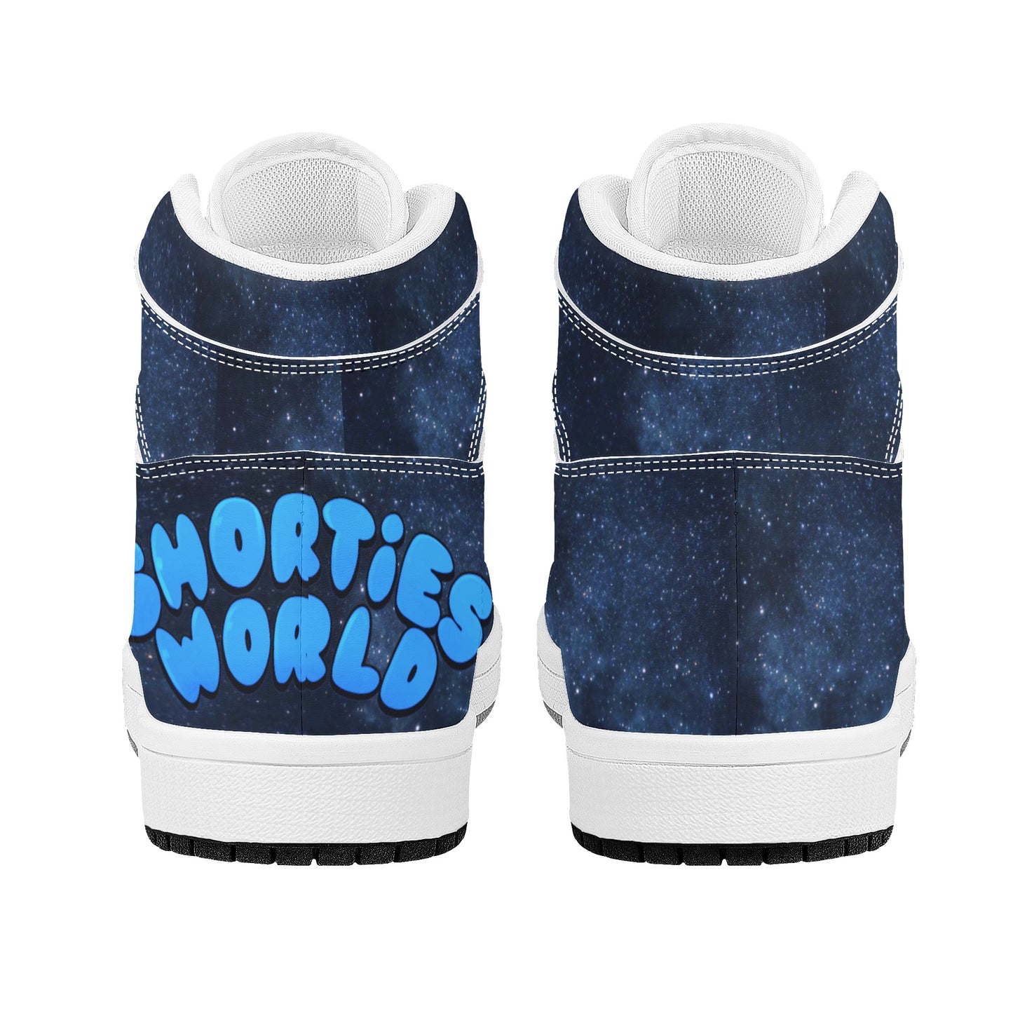 Mens High Top Leather Sneakers