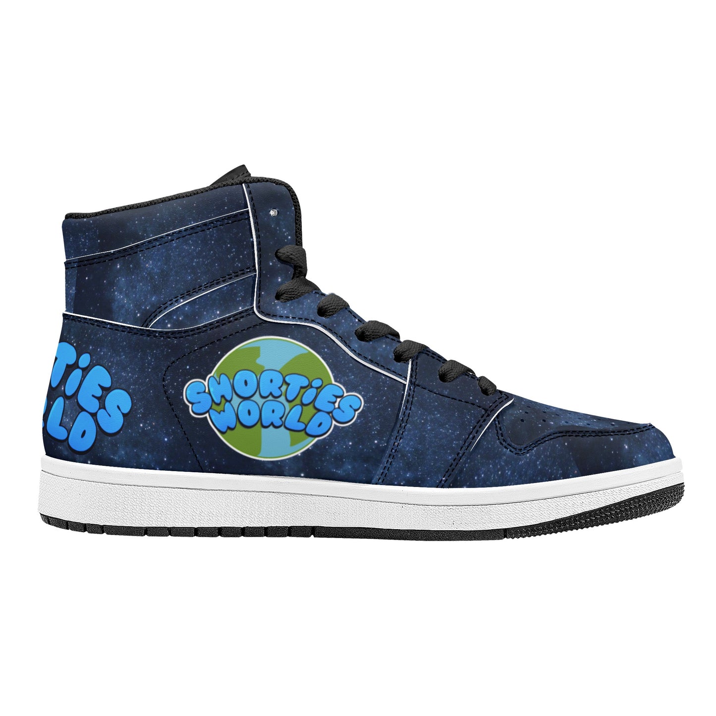 Mens High Top Leather Sneakers