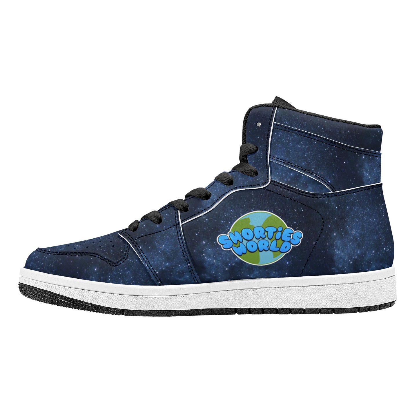 Mens High Top Leather Sneakers