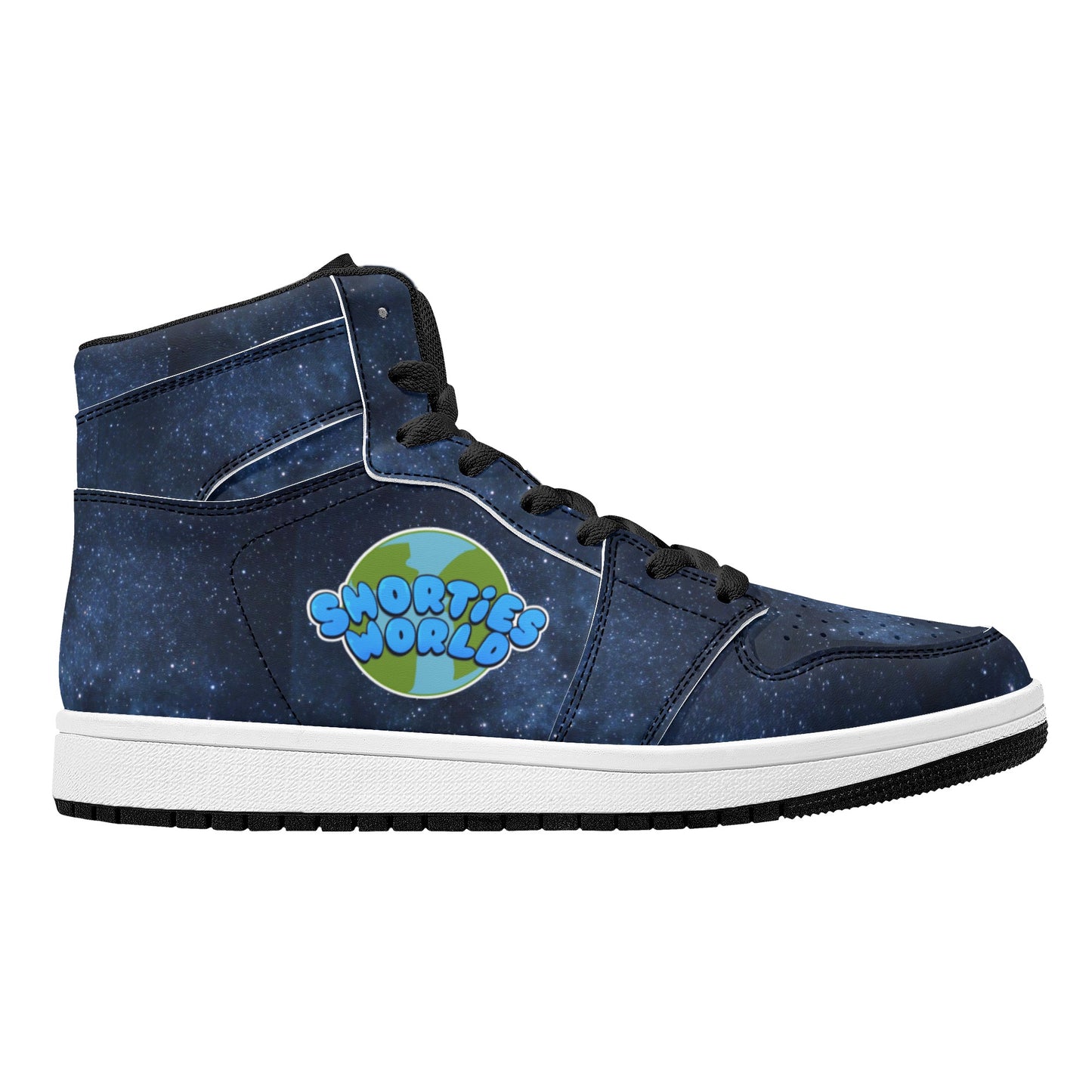 Mens High Top Leather Sneakers