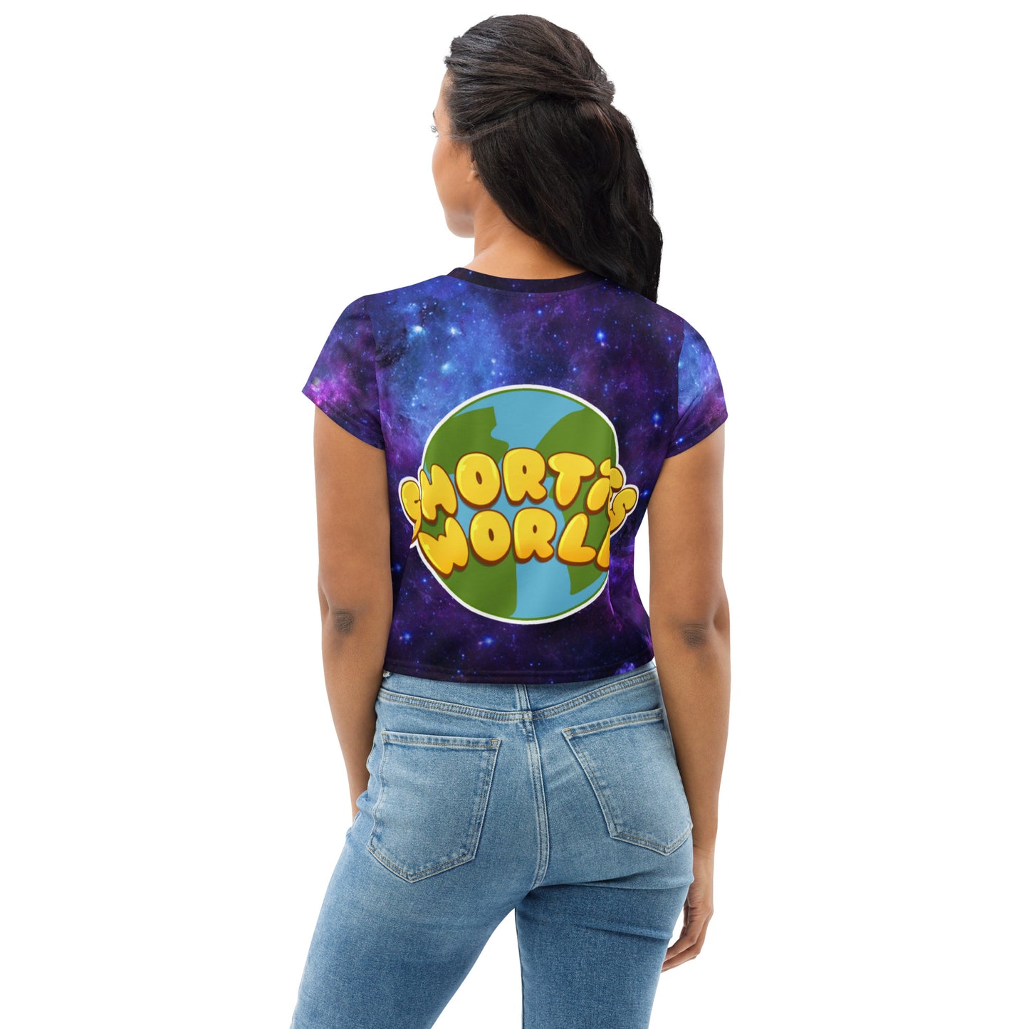 All-Over Print Crop Tee
