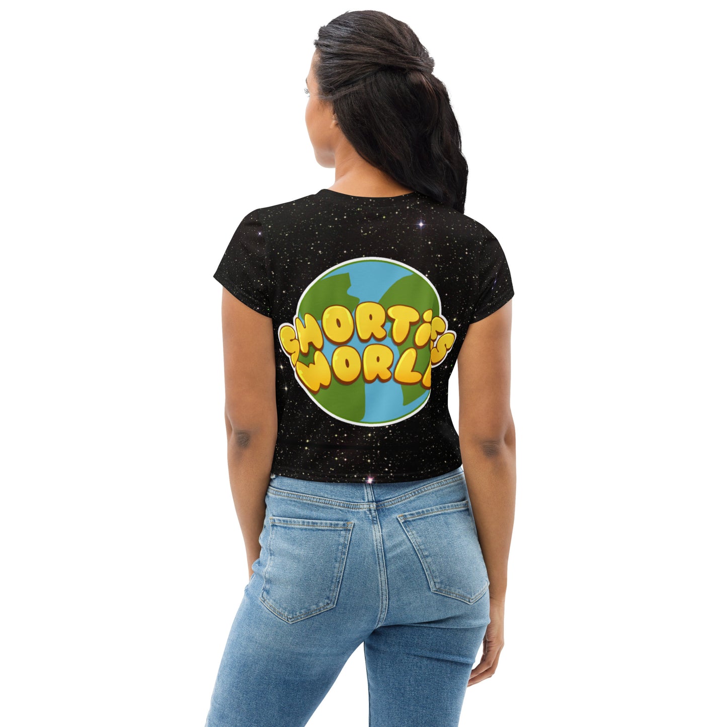 All-Over Print Crop Tee