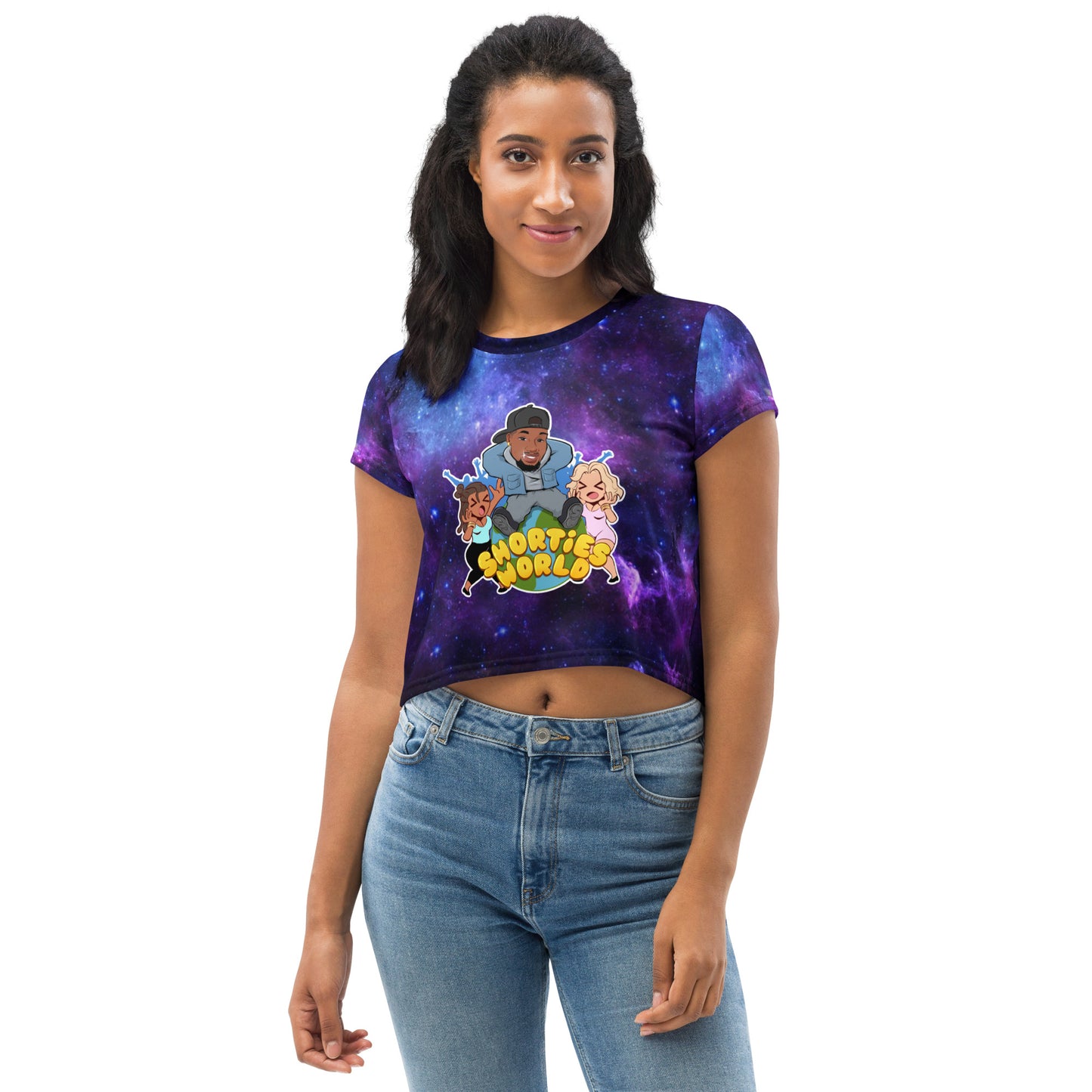 All-Over Print Crop Tee