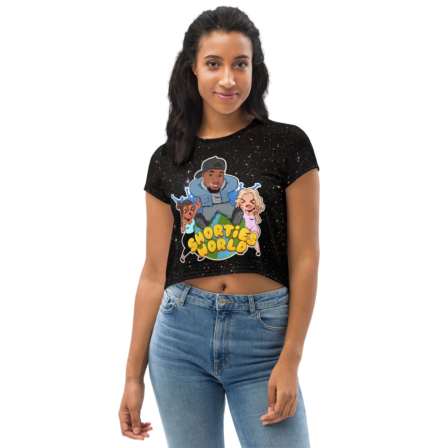 All-Over Print Crop Tee