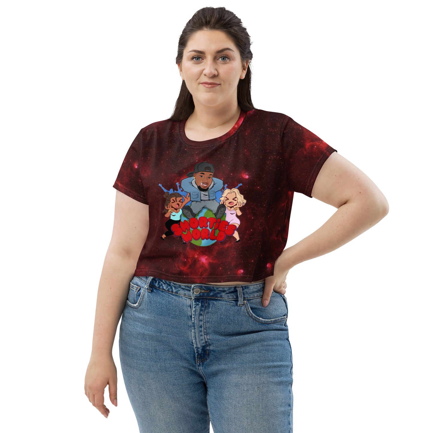 All-Over Print Crop Tee