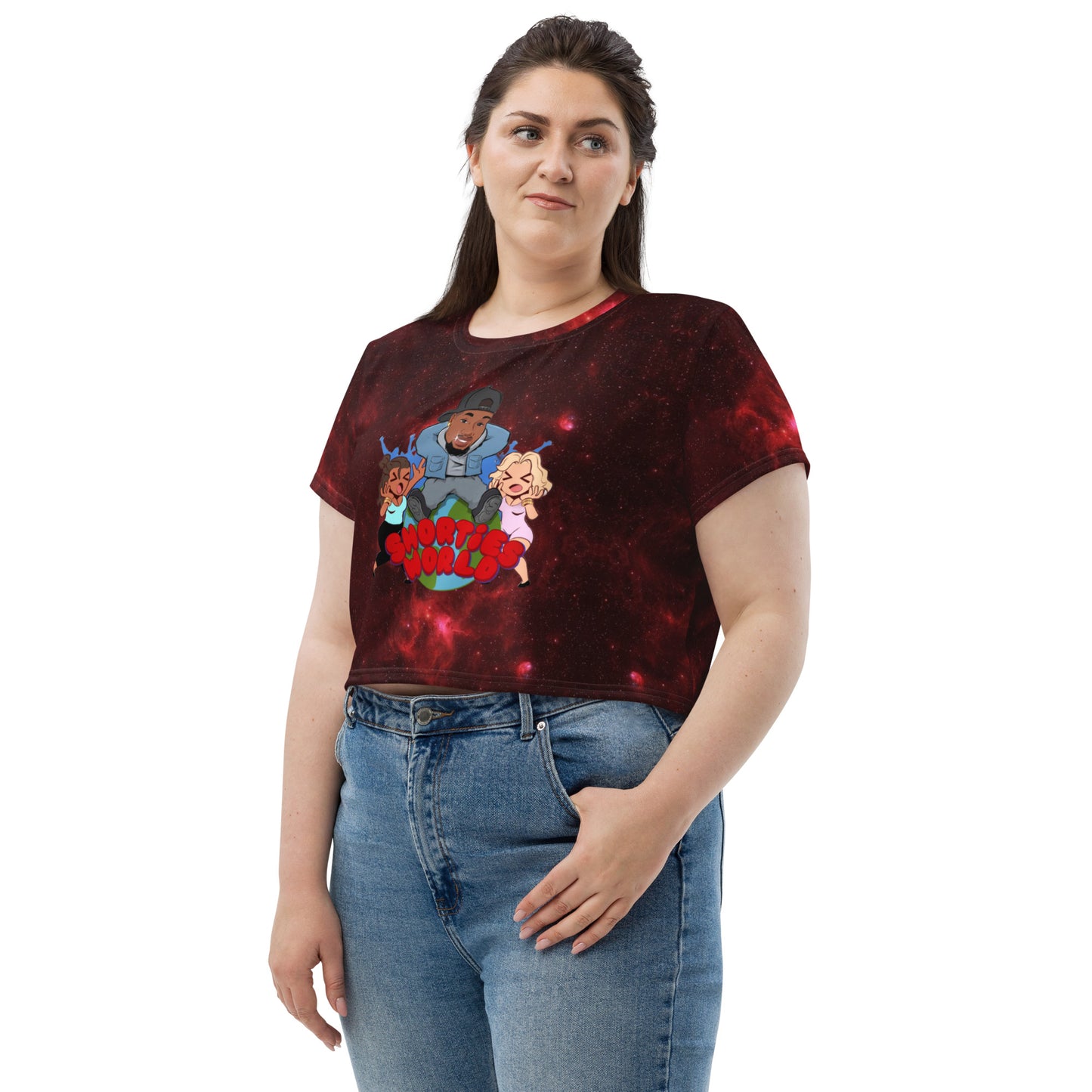 All-Over Print Crop Tee
