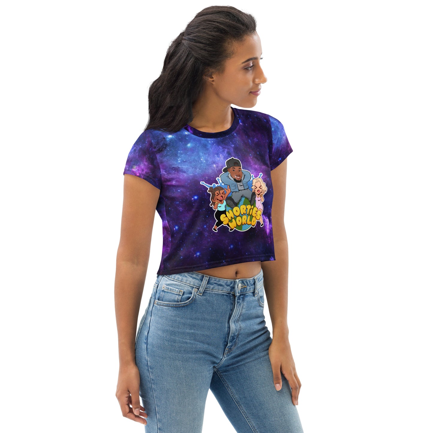 All-Over Print Crop Tee