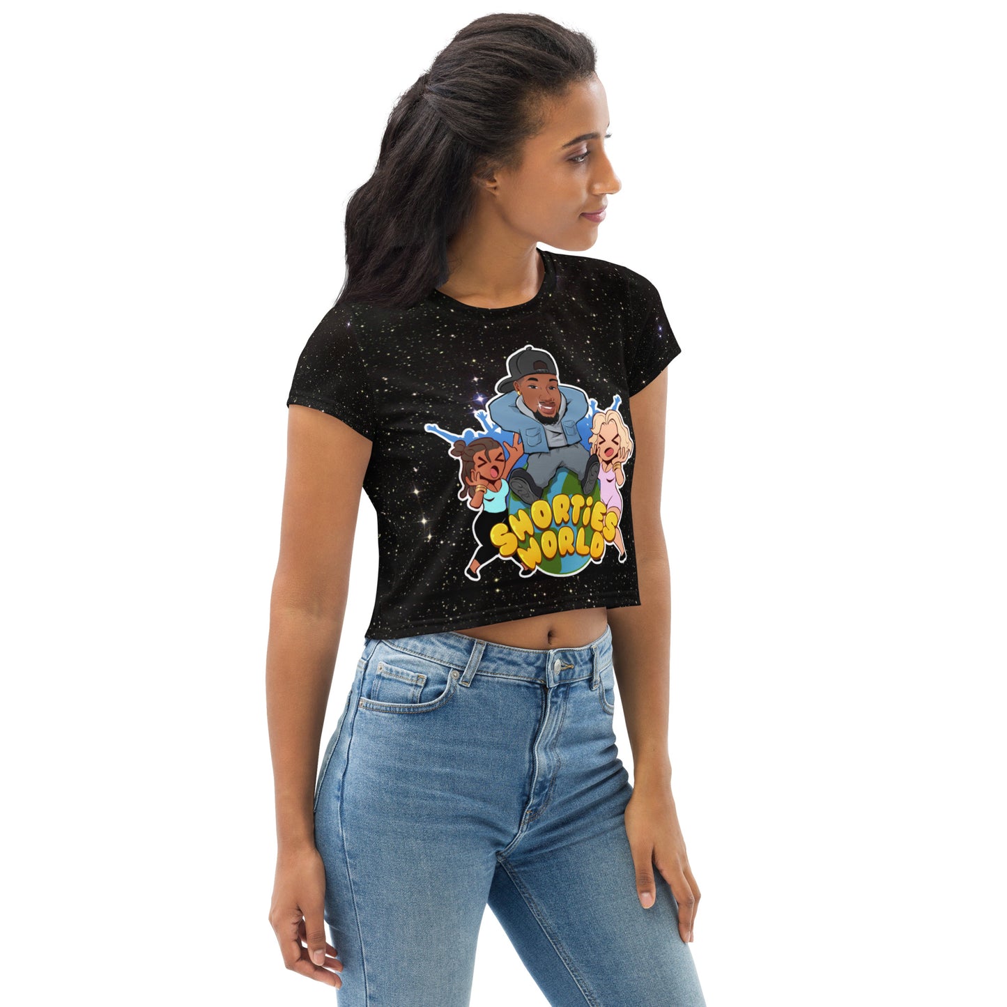All-Over Print Crop Tee