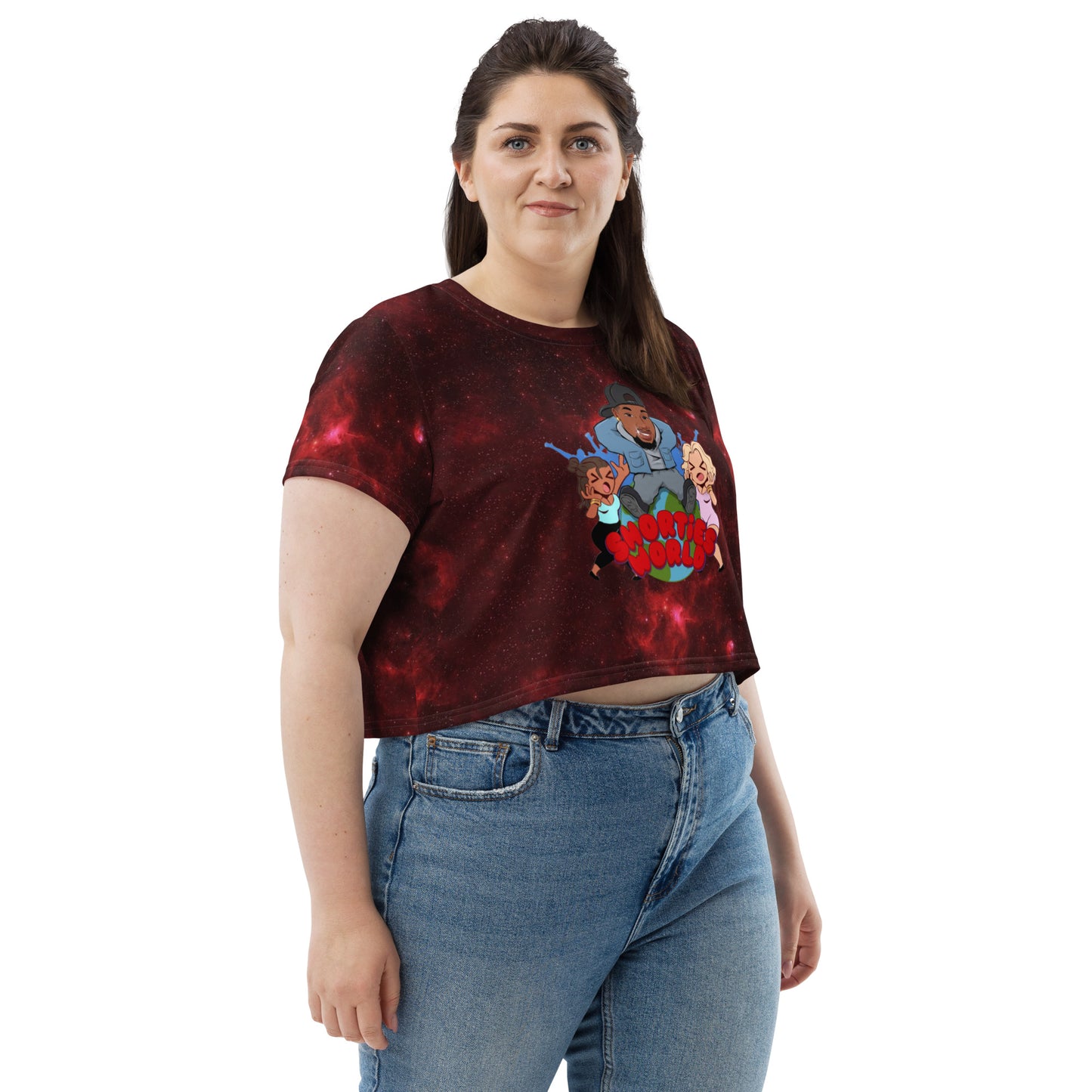 All-Over Print Crop Tee